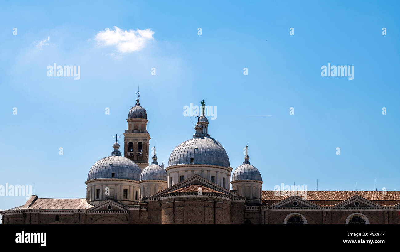 Basilica and Abbey of Santa Giustina, Padua, Italy Stock Photo