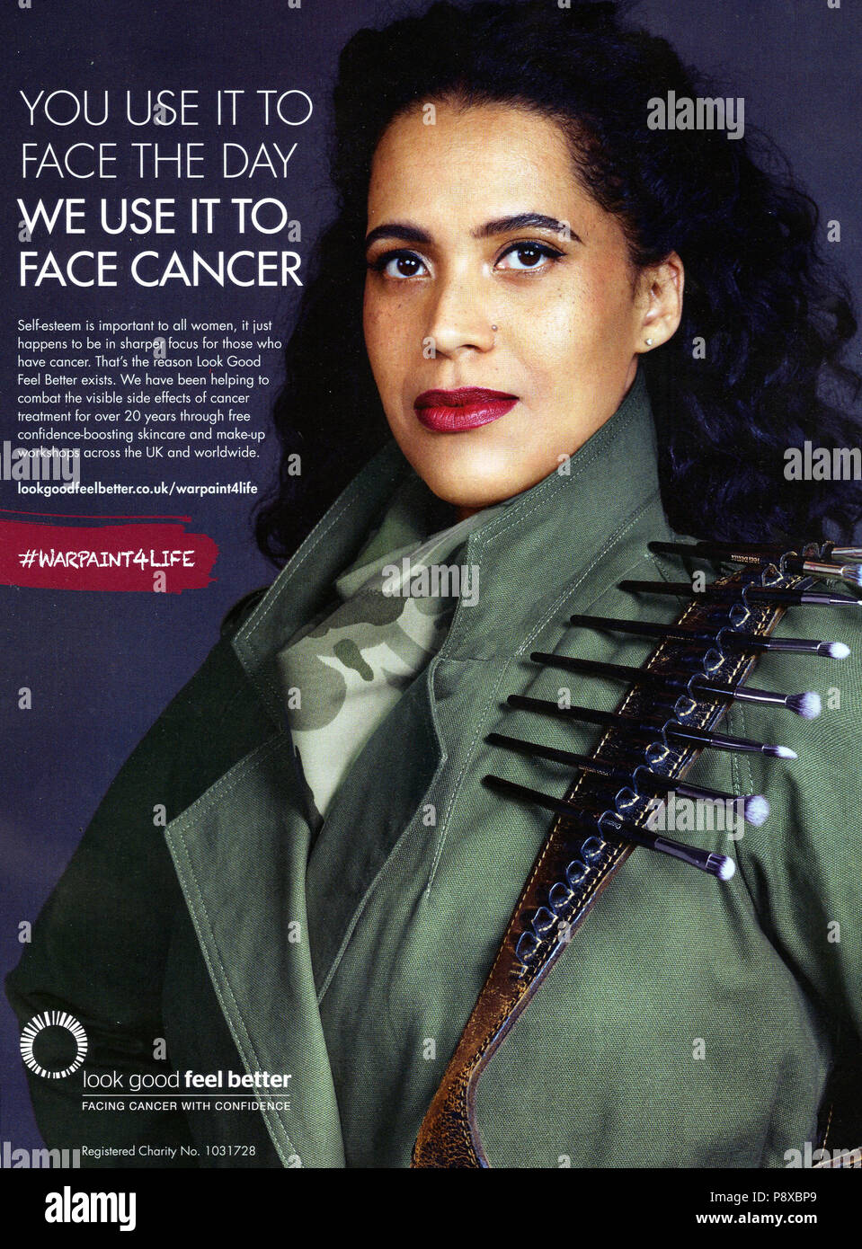 2010s UK Warpaint4life Magazine Advert Stock Photo Alamy