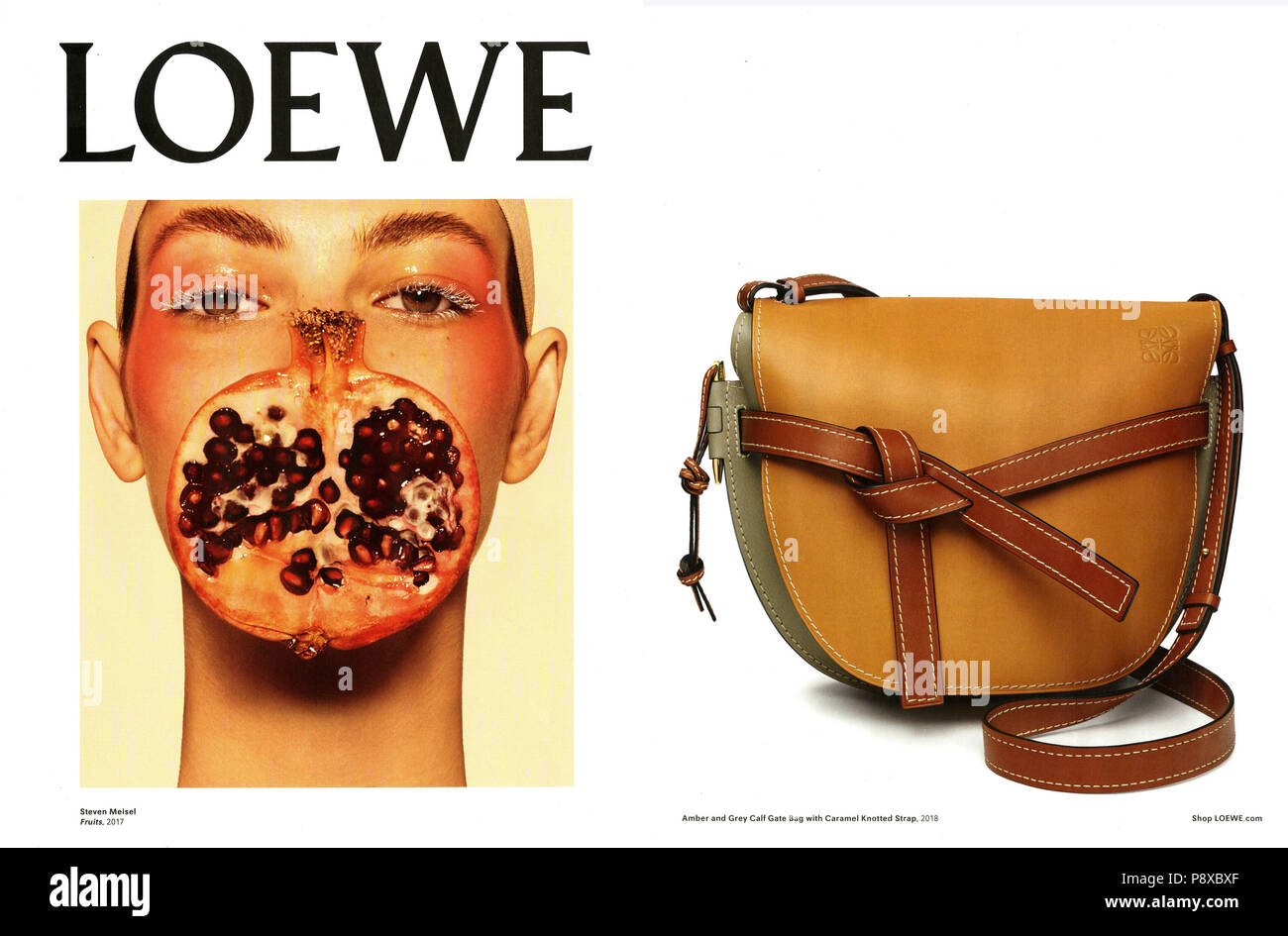 2010s UK Loewe Magazine Advert Stock Photo