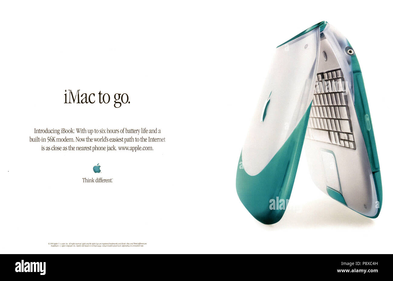 1990s USA Apple Magazine Advert Stock Photo Alamy