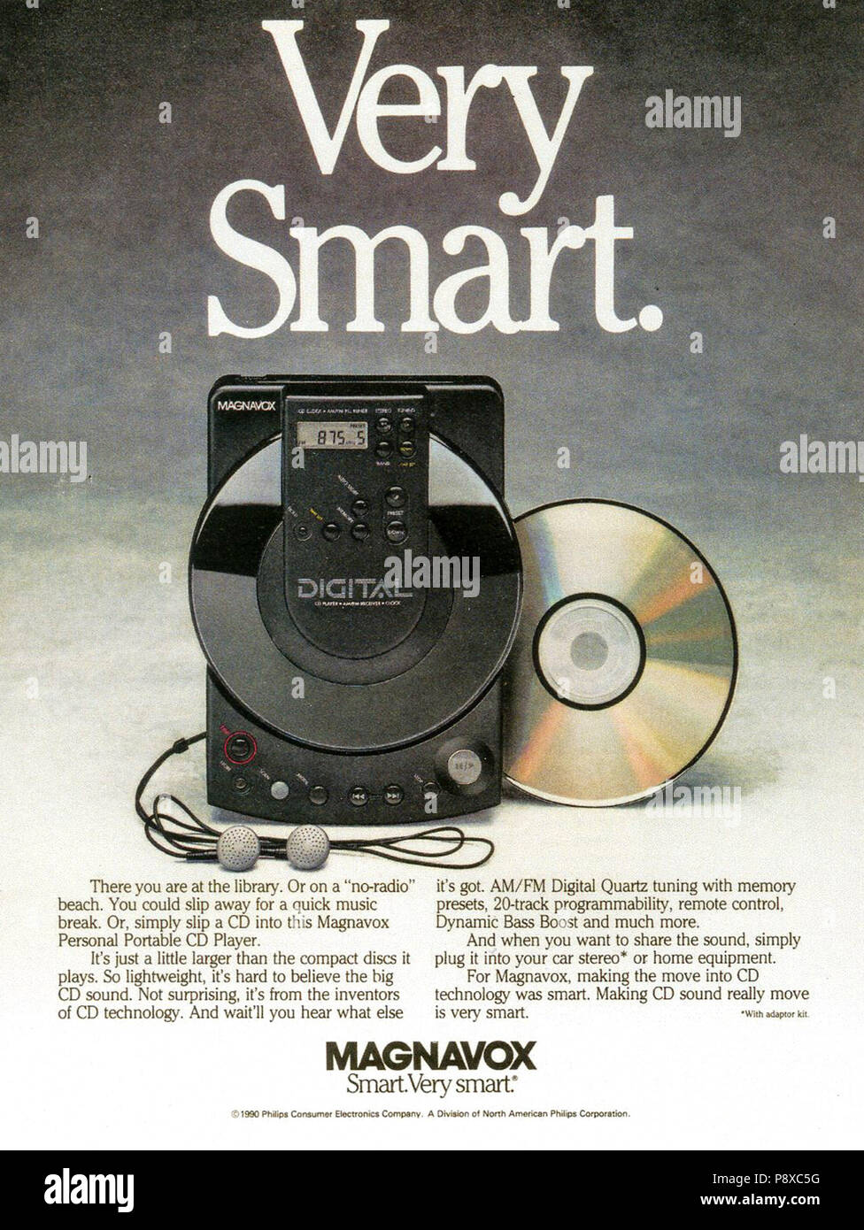 1990s USA Magnavox Magazine Advert Stock Photo - Alamy