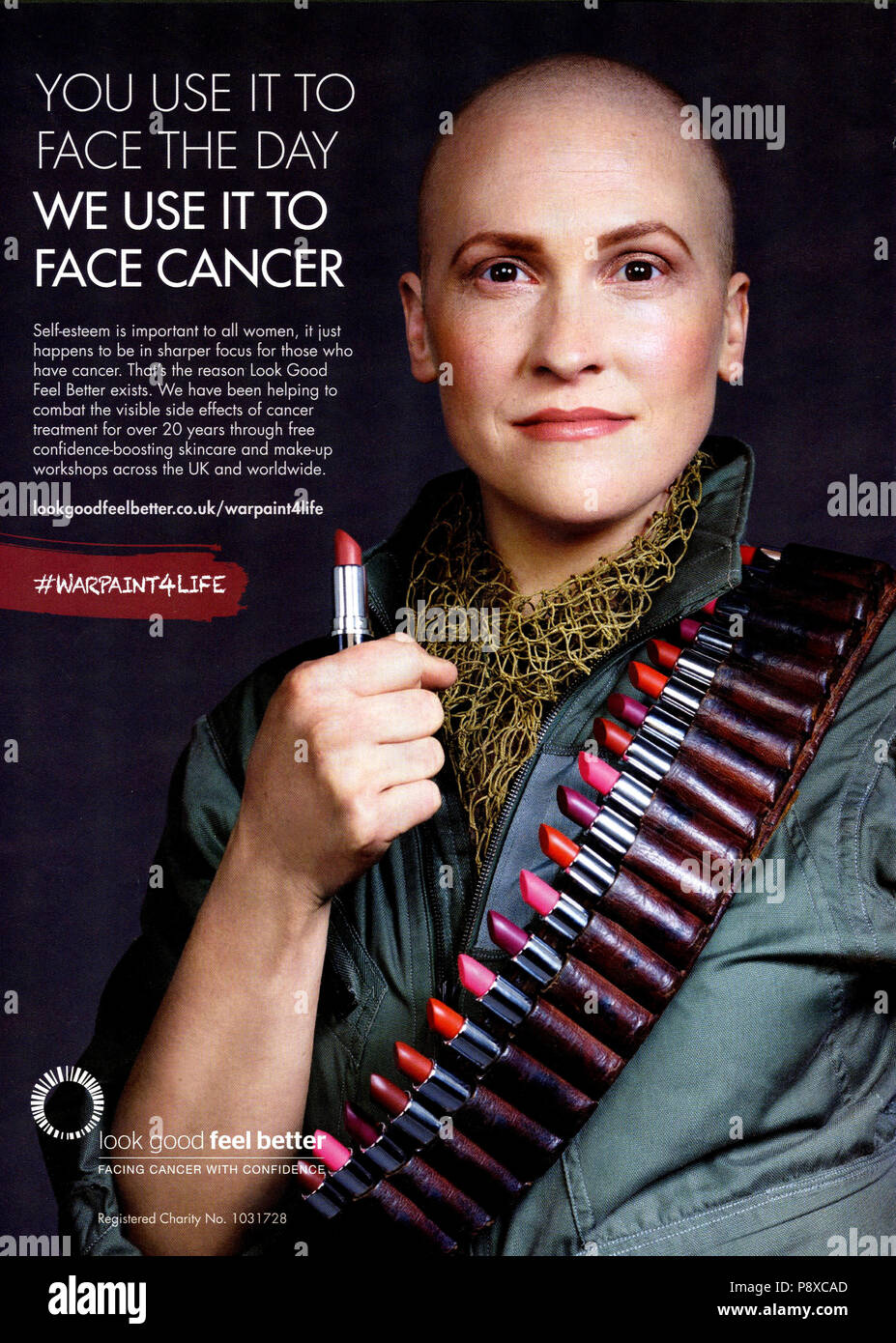 2010s UK Warpaint4life Magazine Advert Stock Photo Alamy