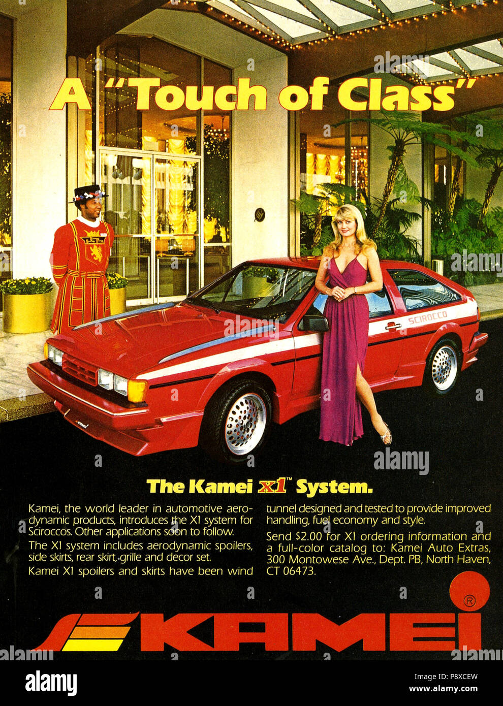 1980s USA Kamei Magazine Advert Stock Photo