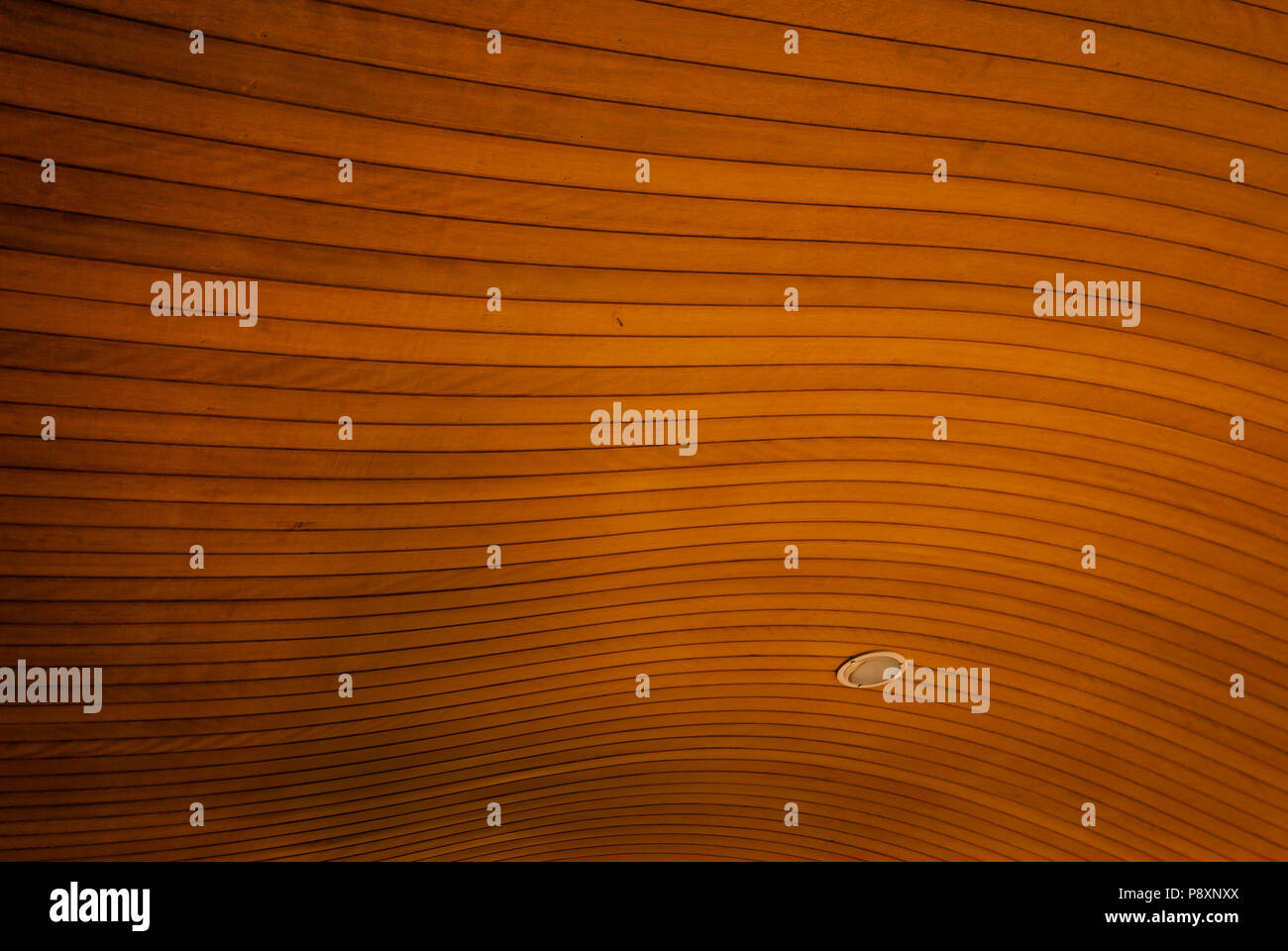 Wooden lines in ceiling Stock Photo Alamy