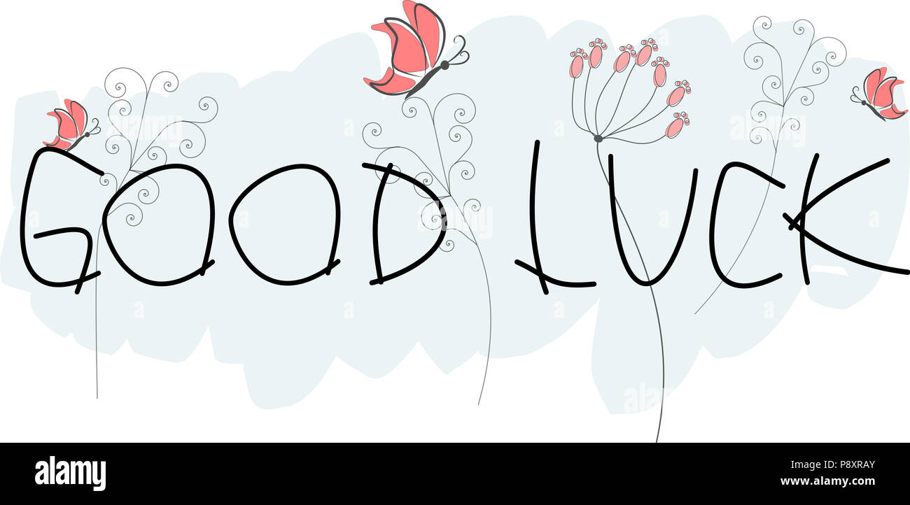 good luck greeting card Stock Photo Alamy