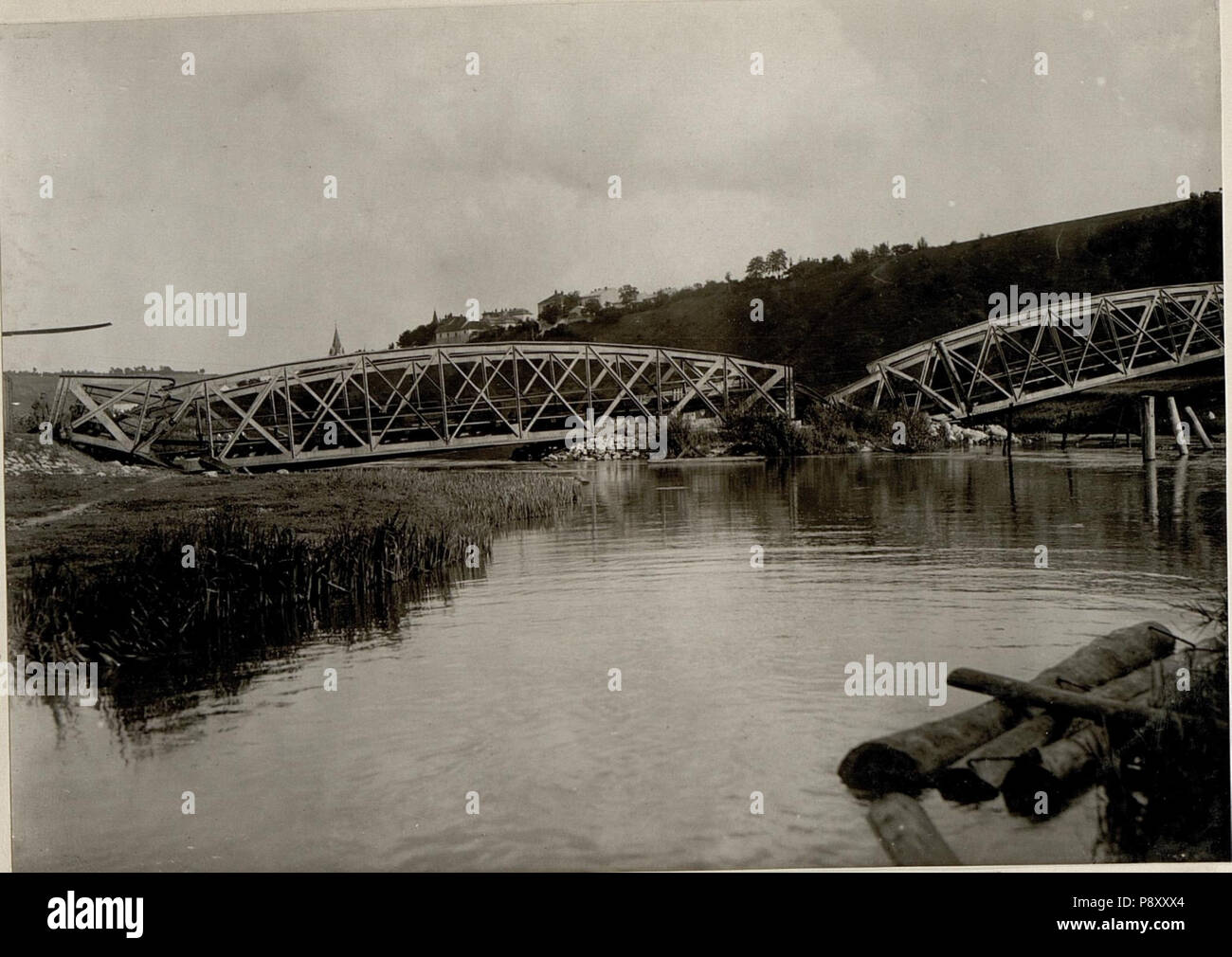 305 Gesprengte Serethbrücke in Czortkow. (BildID 15532927) Stock Photo