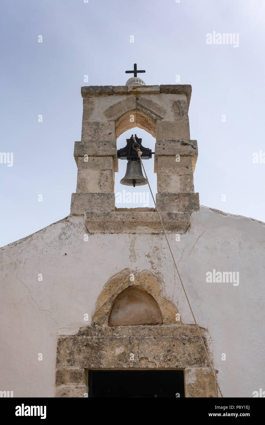 Monastery of Agios Ioannis Theologos bell tower on Crete, Greece Stock  Photo - Alamy