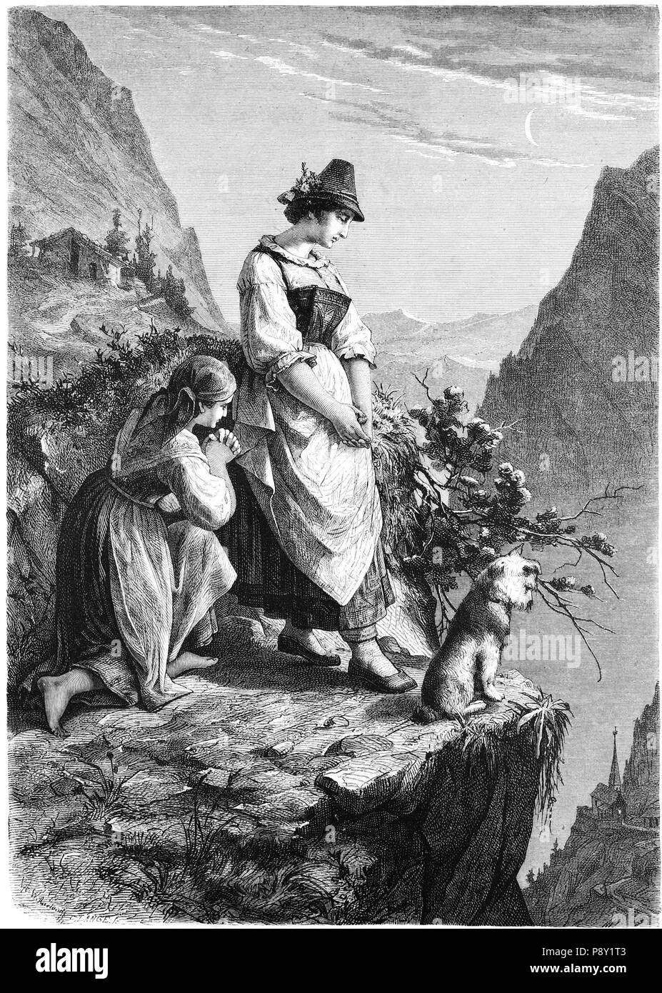 .   183 Die Gartenlaube (1877) b 161 Stock Photo