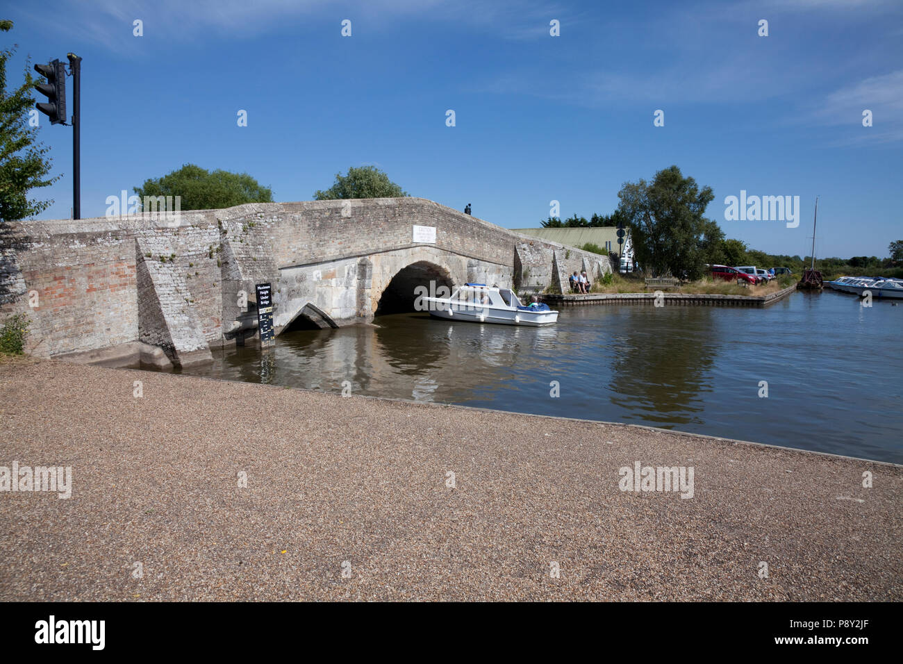 Potter Heigham bridge Norfolk Stock Photo Alamy