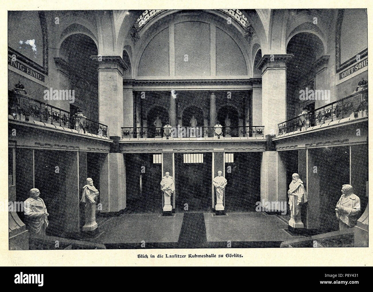 258 Die Lausitzer Ruhmeshalle zu Görlitz, 1902 Stock Photo