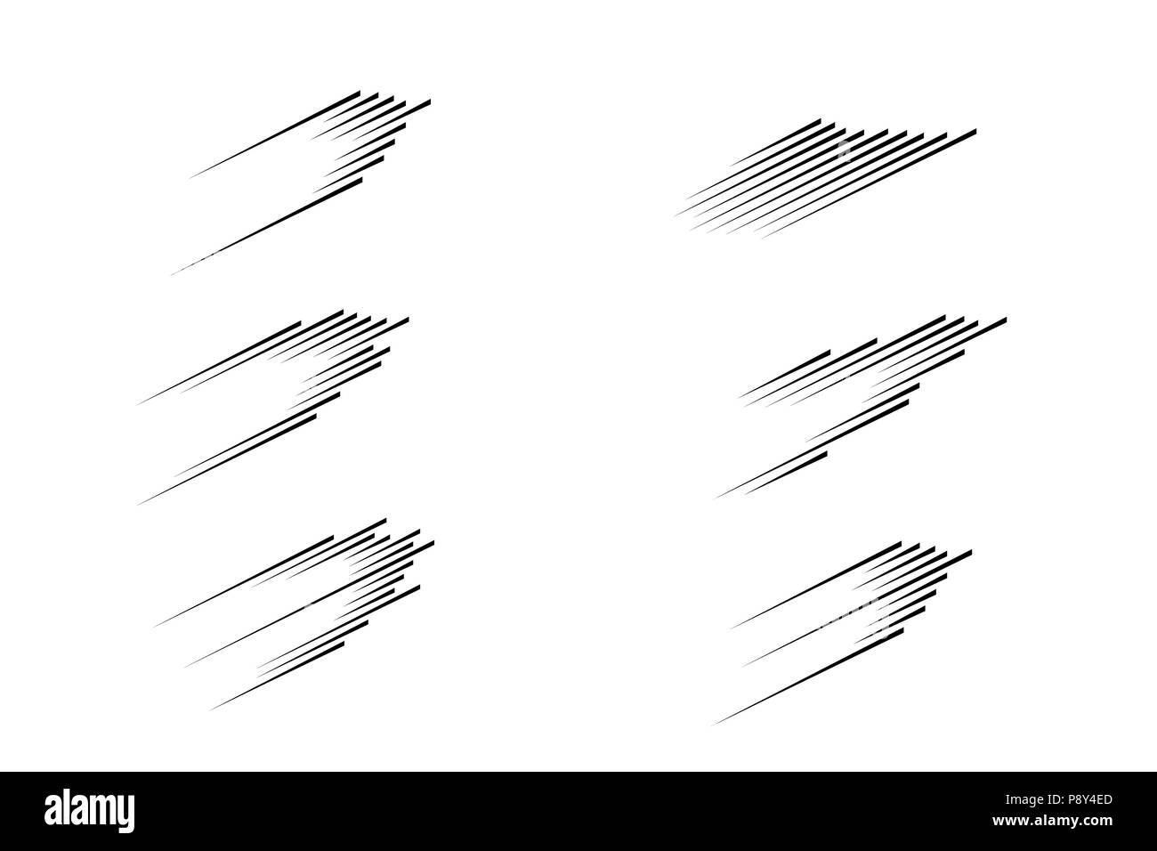 Speed Lines Motion Strip Manga Comic Stock Vector (Royalty Free) 573565885