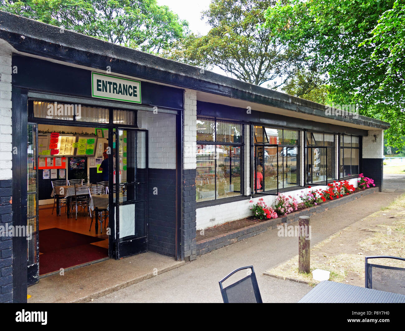 Old fashioned style cafe in Doncaster, England Stock Photo Alamy