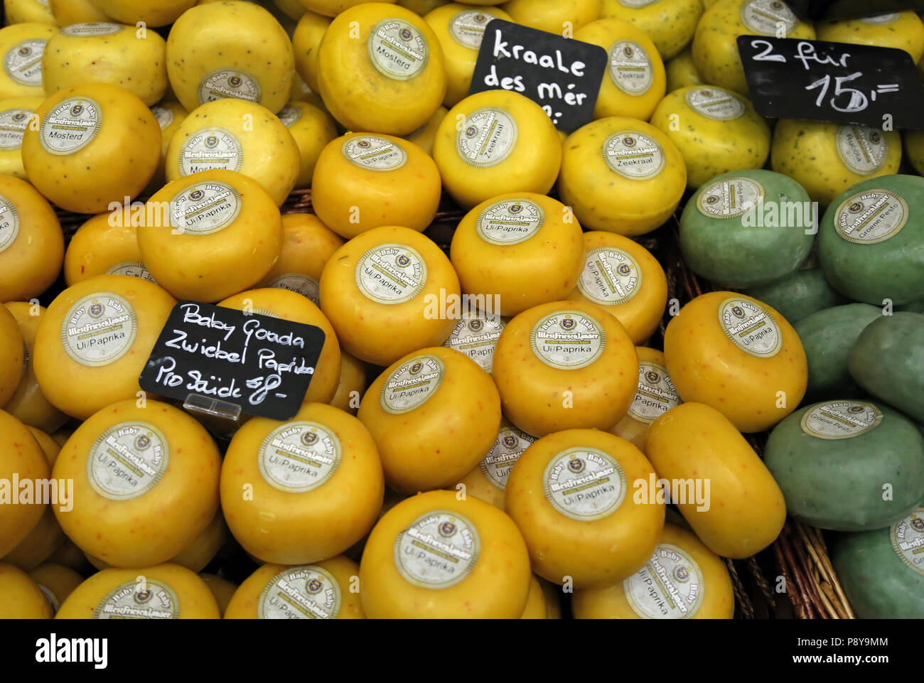 Berlin, Germany, small cheese slice Stock Photo Alamy