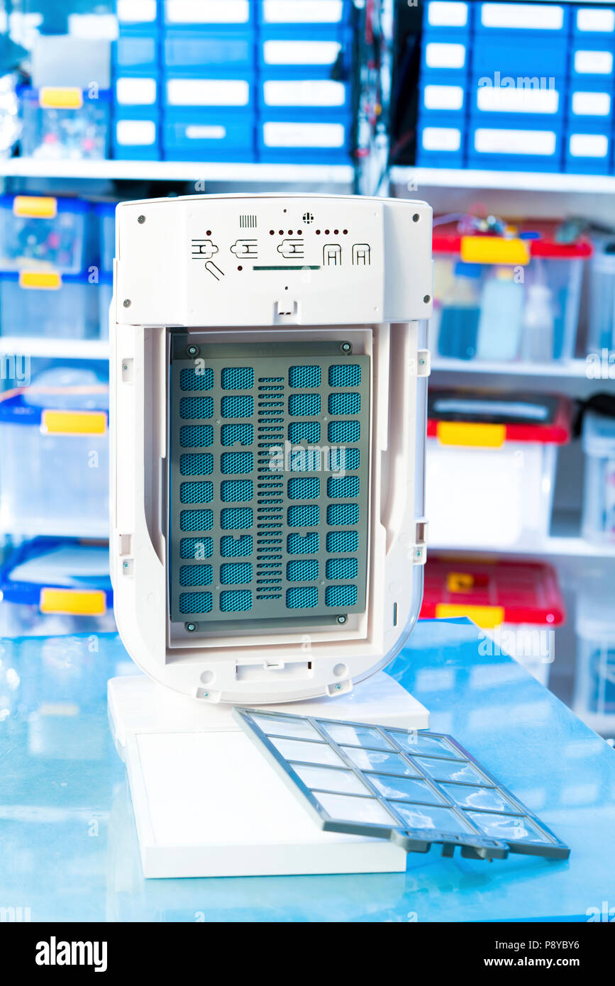 HEPA air filter system. Stock Photo