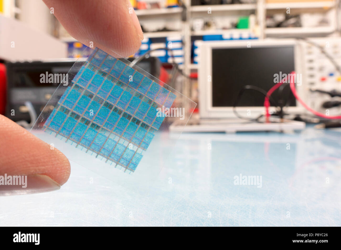 Prototype of a semiconductor crystal Stock Photo - Alamy