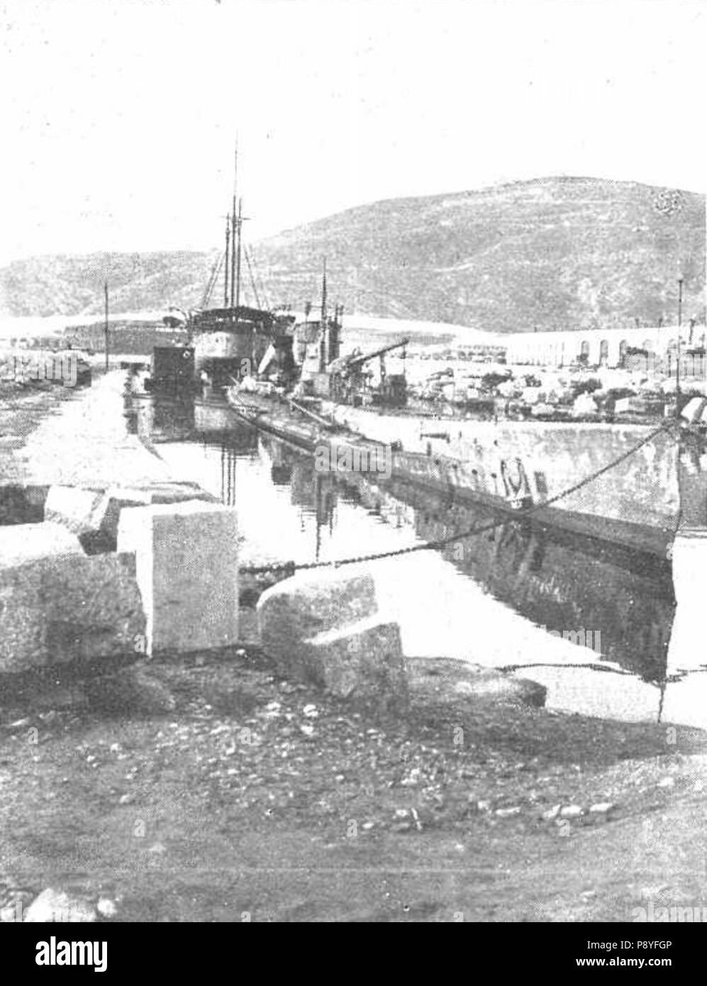 .   301 German Submarine U39 Stock Photo