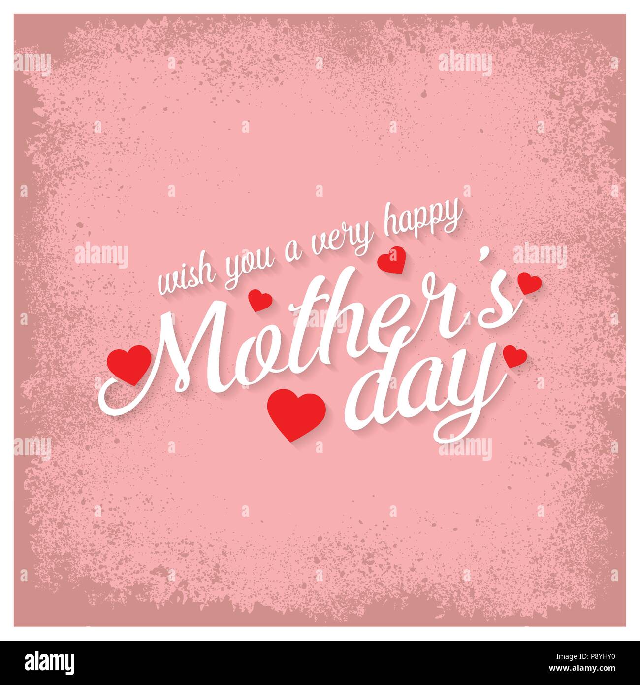 Happy Mothers Day Lettering Handmade Calligraphy Vector Illustration Mother S Day Card For Web Design And Application Interface Also Useful For In Stock Vector Image Art Alamy