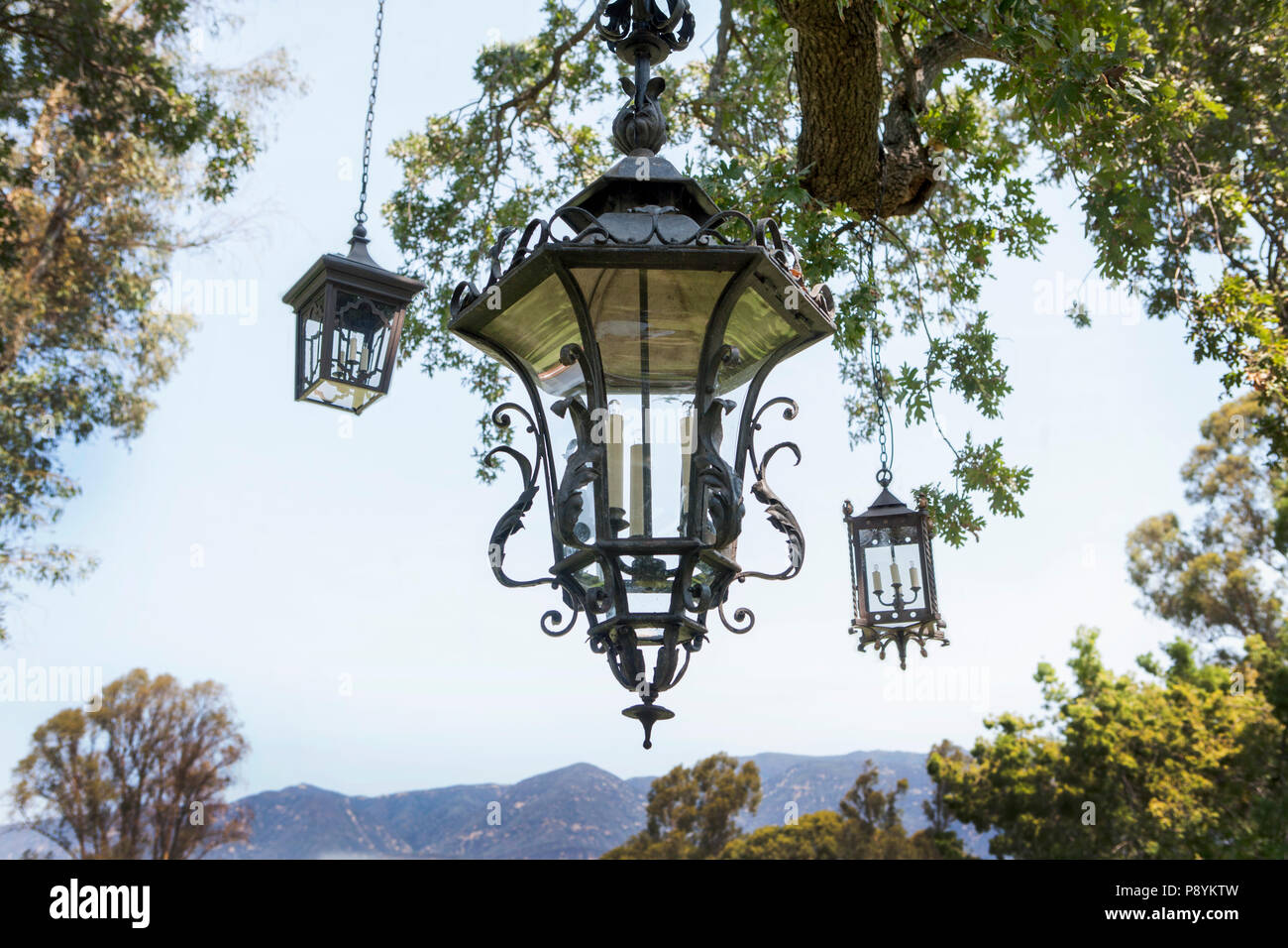 Hanging metal lanterns hi-res stock photography and images - Alamy