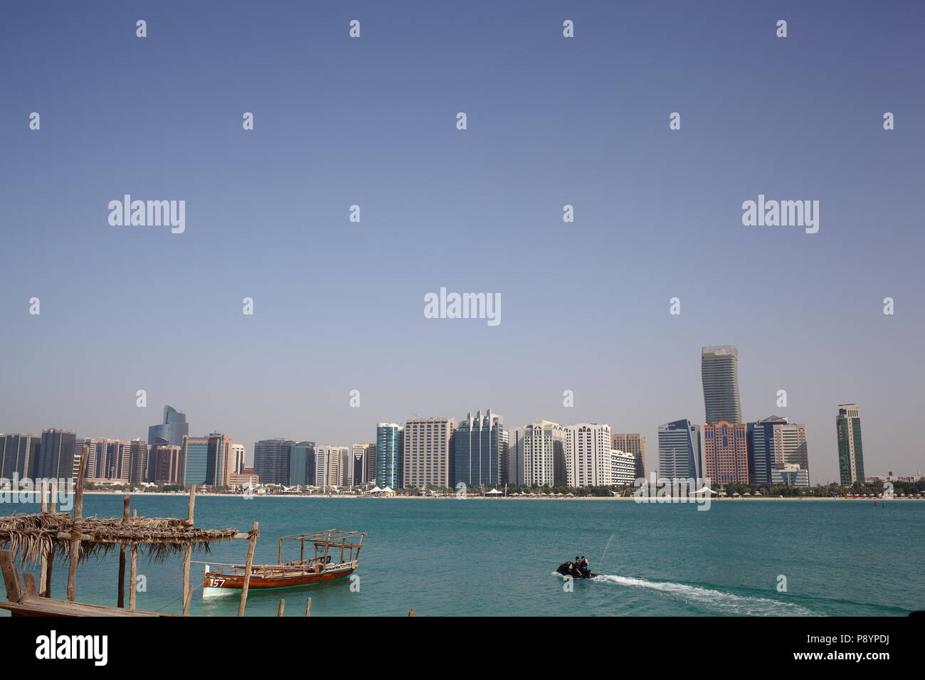 Dubai landscape photo Stock Photo