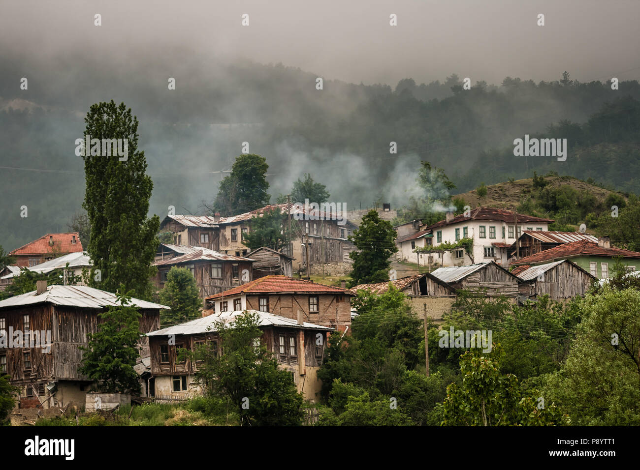 Old wooden houses turkey hi-res stock photography and images - Alamy
