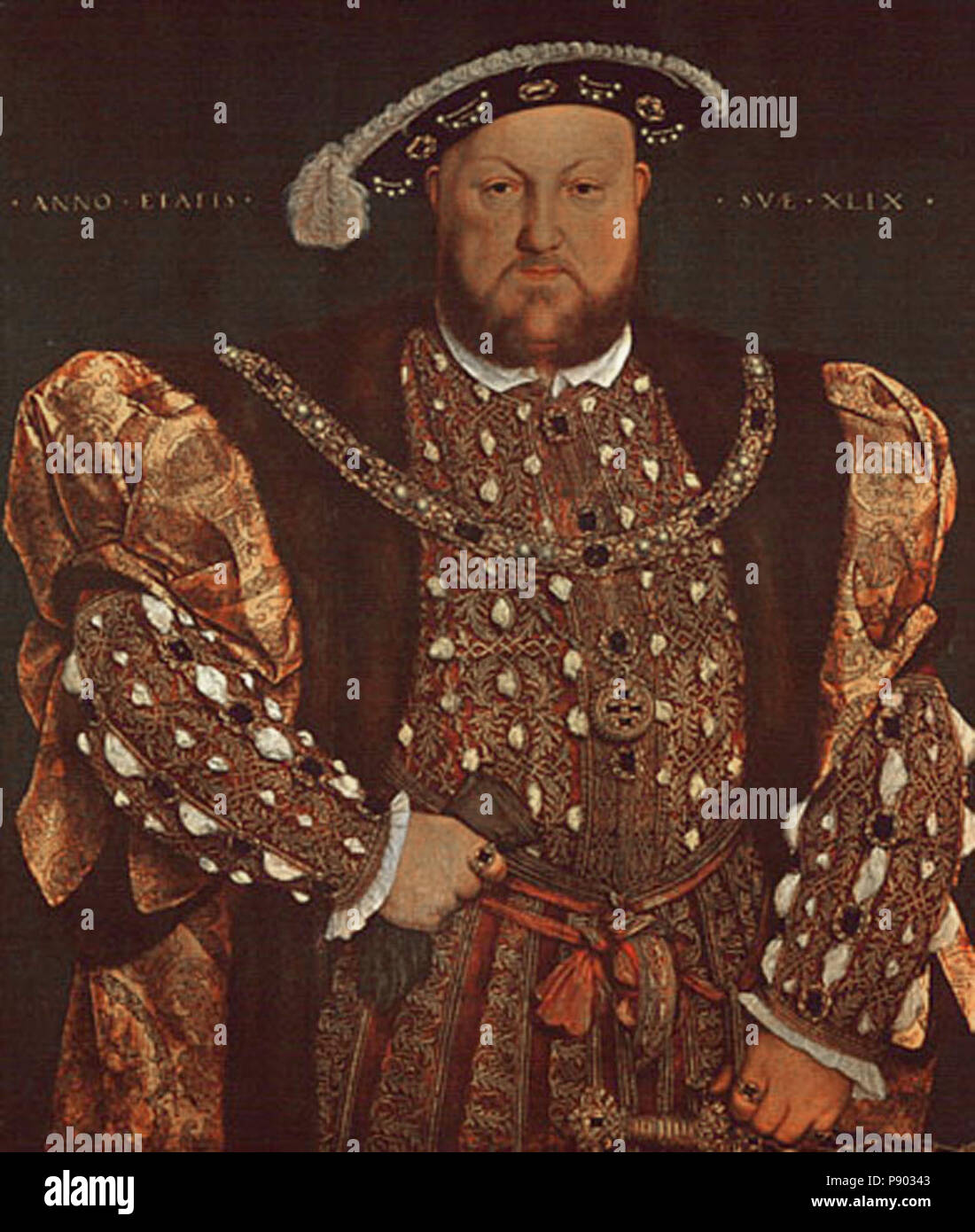 King Henry VIII portrait Stock Photo