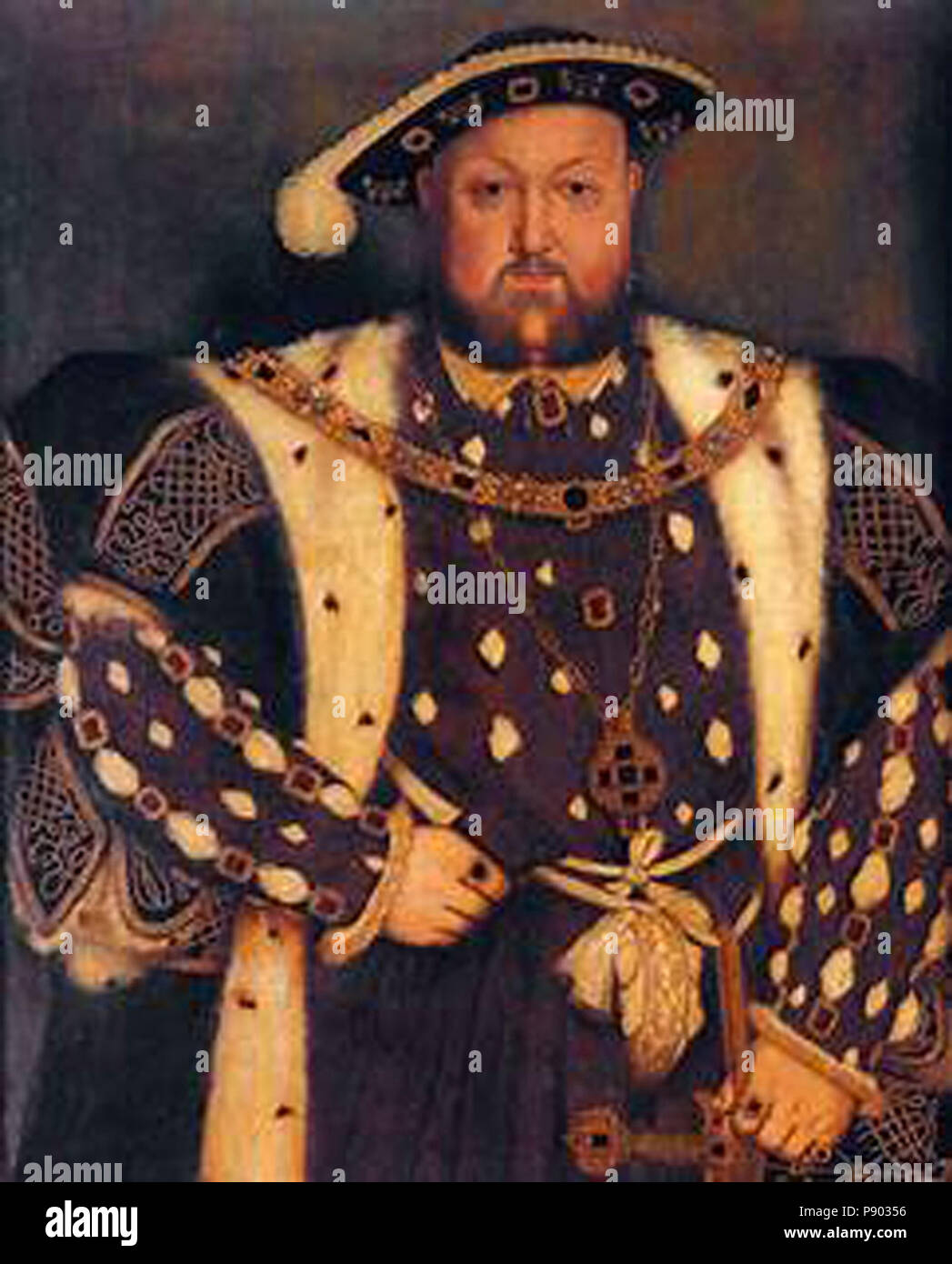 King Henry Viii Portrait Stock Photo Alamy