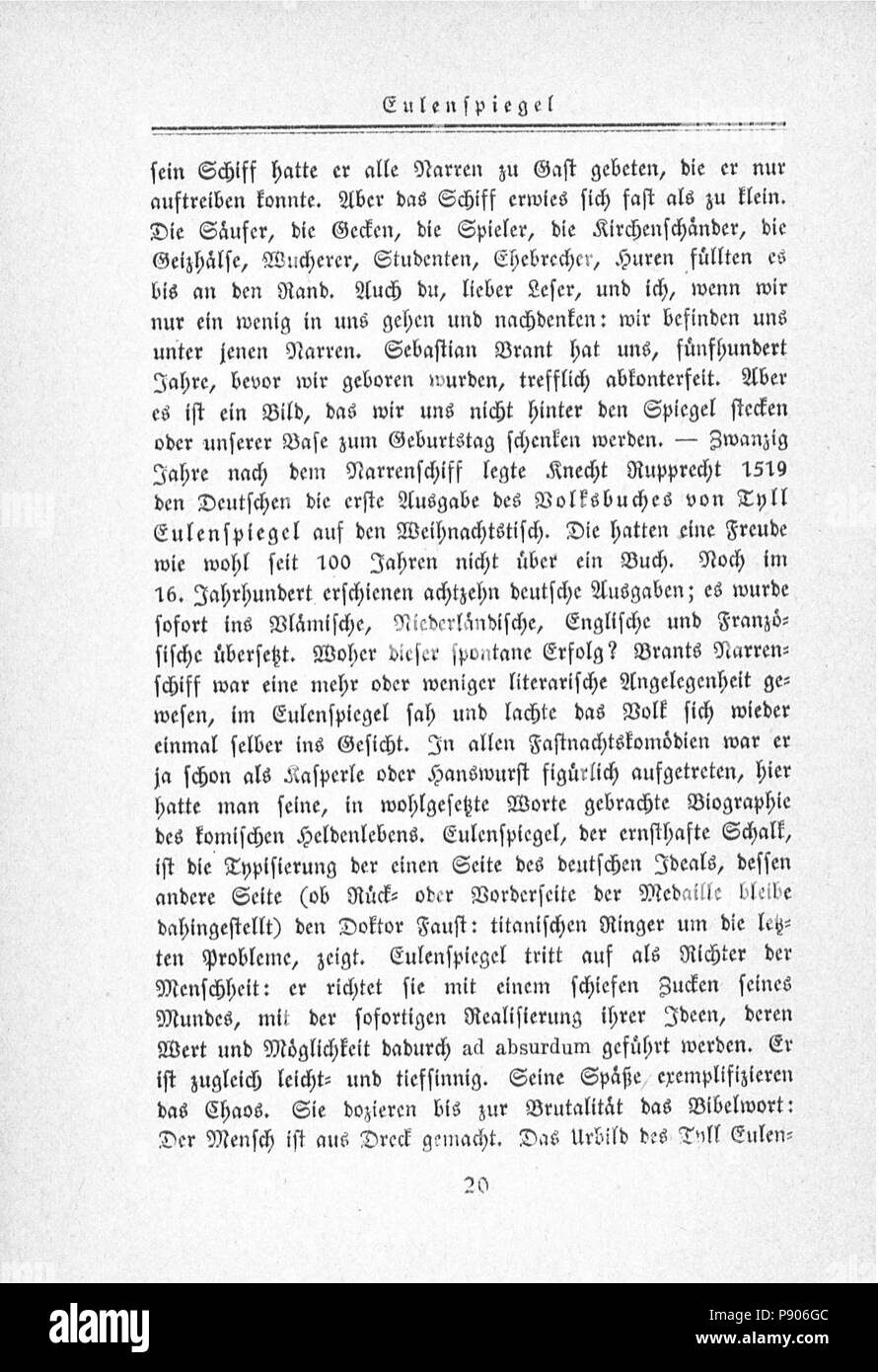 .   362 Klabund Deutsche Literaturgeschichte in einer Stunde 020 Stock Photo