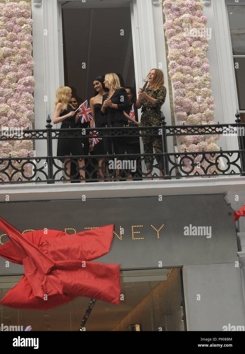Grand opening of Stella McCartney flag ship store on Bond Street with