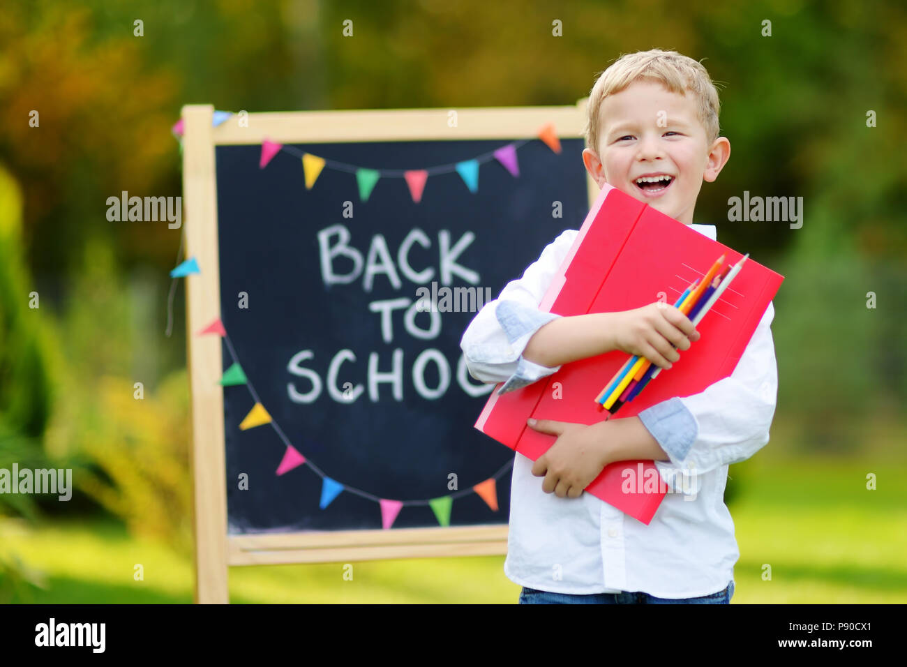 Cute Little Schoolboy Feeling Very Excited About Going Back To School Stock Photo Alamy Cute Little Schoolboy Feeling Very Excited About Going Back To School Stock Photo Alamy
