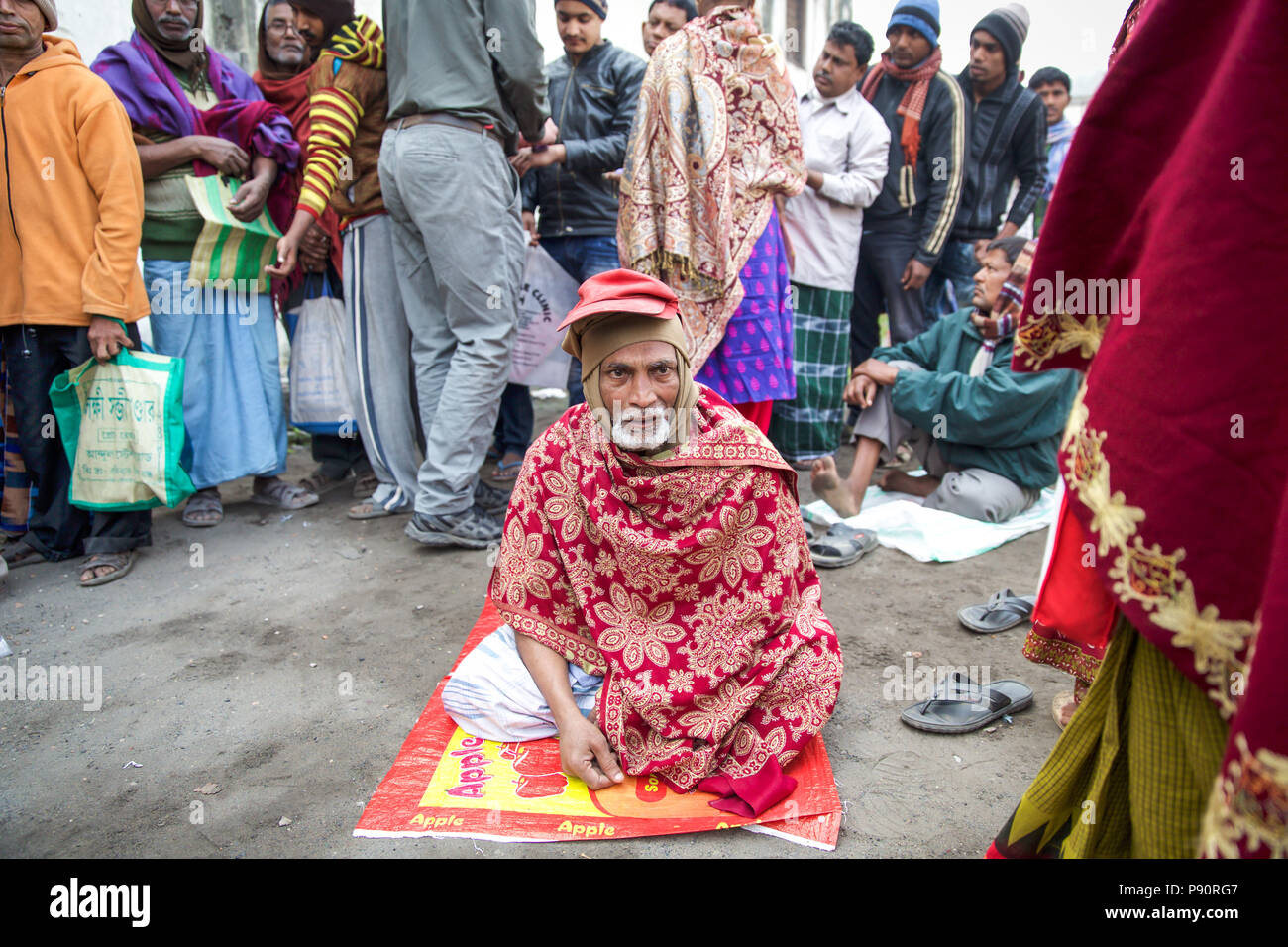 German doctors provide medical help in slums of Kolkata - India Stock Photo