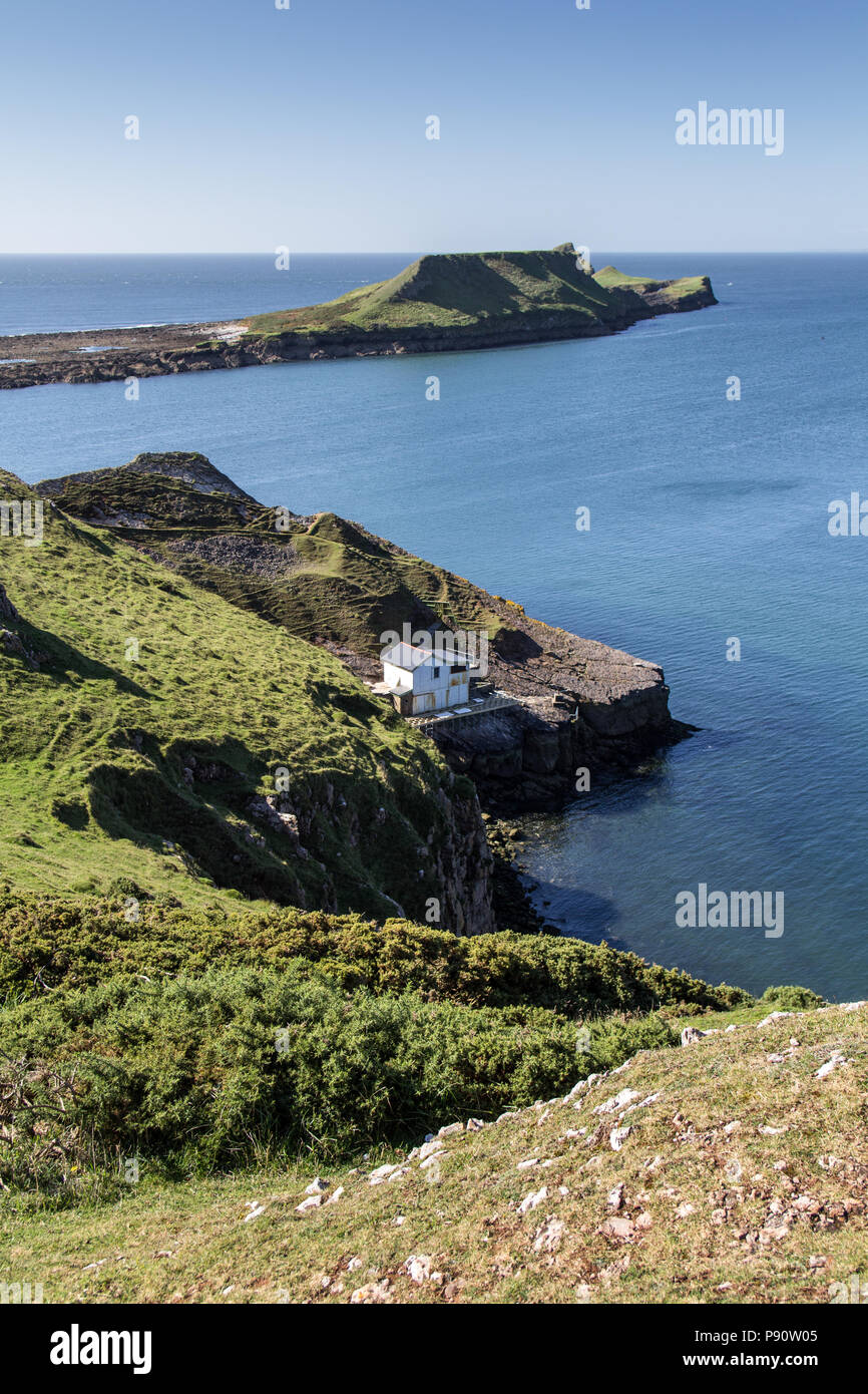 Worms Head Rhossili Bay Walk From Rhossili Bay To Port Eynon Gower