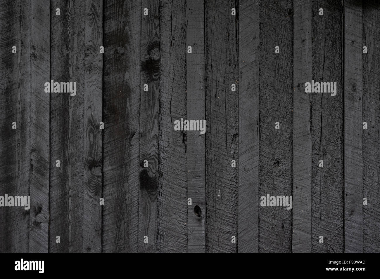 Black Barn Wall Texture Horizontal Background Image Stock Photo - Alamy