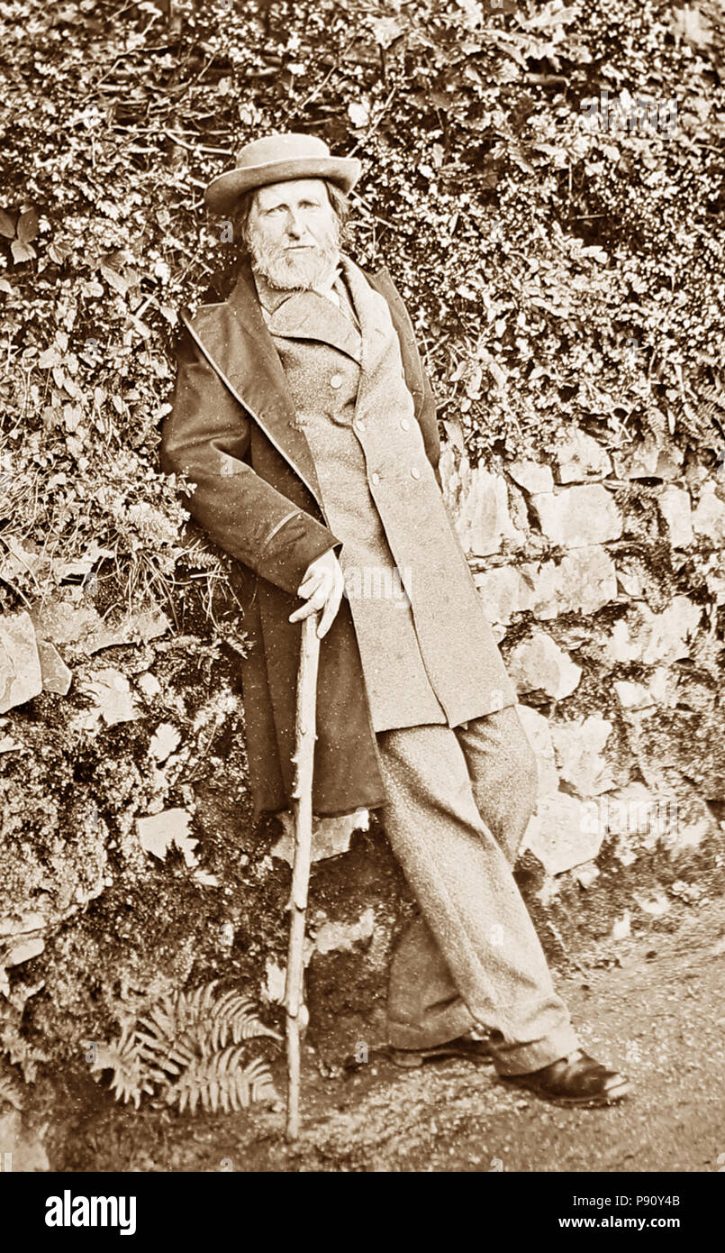 John Ruskin at Brantwood Stock Photo