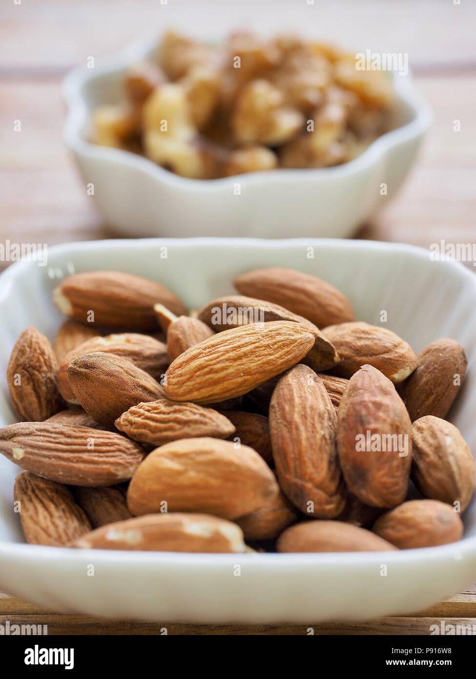 Almonds, walnuts, cashew nuts, Brazil nuts Stock Photo Alamy