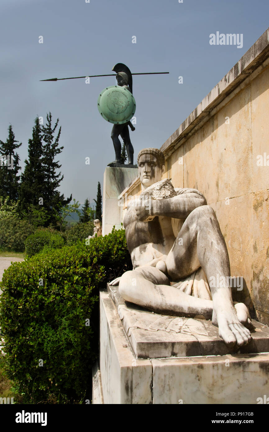 EUROPE, Greece, Central Greece, Thermopylae , site of the battle the