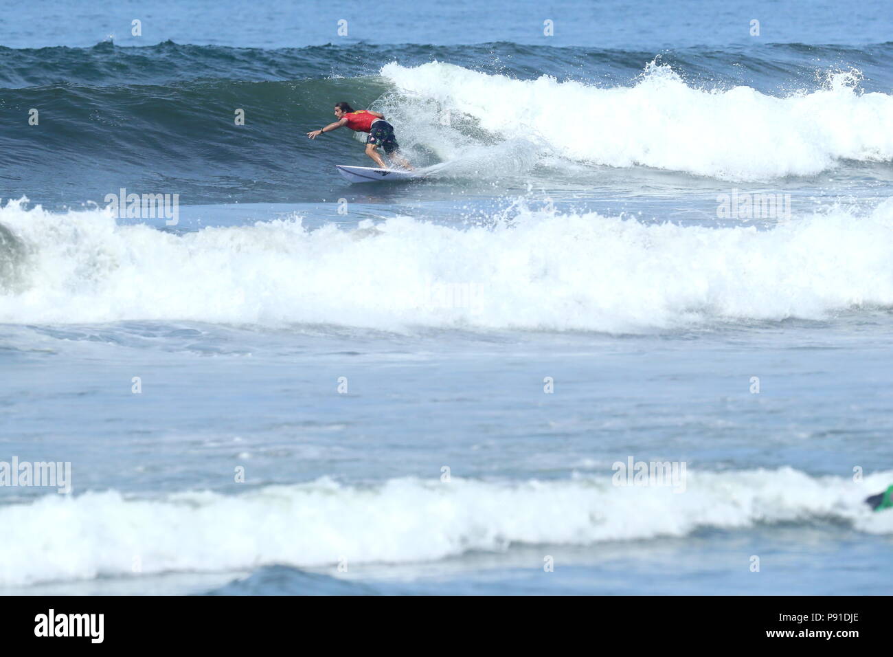 Kugenuma Kaigan, Kanagawa, Japan. 11th July, 2018. Ty Watson (AUS), JULY 11, 2018 - Surfing : World Surf League (WSL) QS1,500, Murasaki Shonan Open 2018 at Kugenuma Kaigan, Kanagawa, Japan. Credit: Naoki Nishimura/AFLO SPORT/Alamy Live News Stock Photo