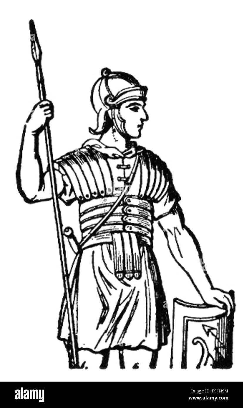 .   384 LA2-NSRW-1-0134-roman-cuirass-art Stock Photo