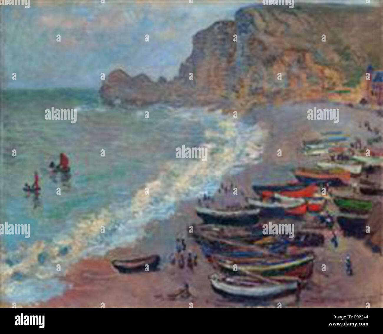 Monet Rocks Beach Claude monet cliffs etretat hi-res stock photography and images - Alamy