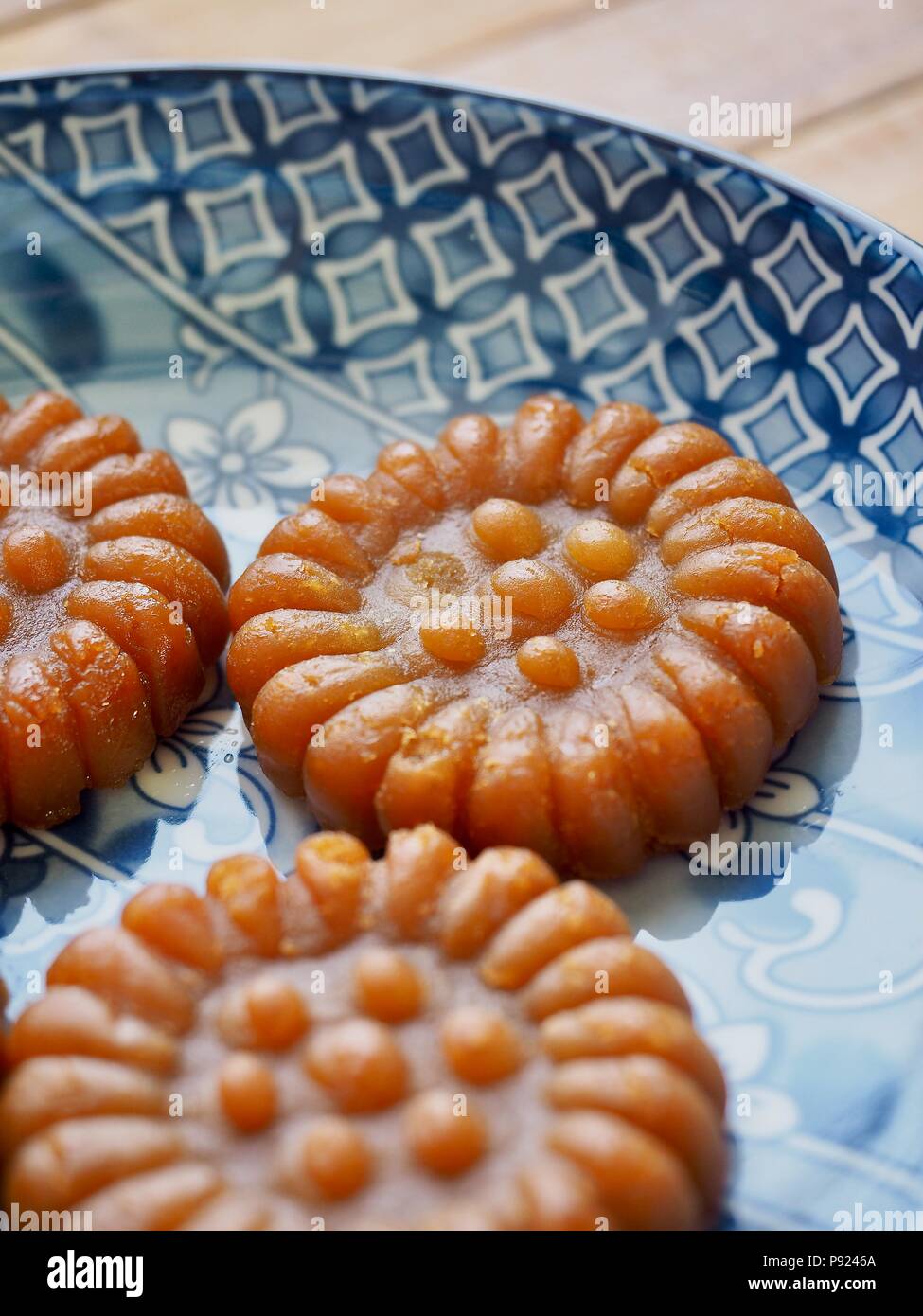 Korean traditional sweets Yakgwa, Honey Cookie Stock Photo Alamy