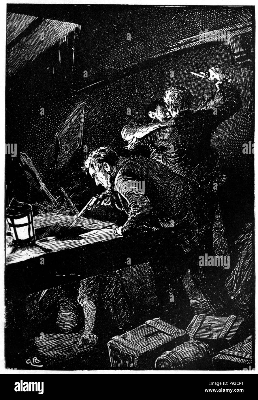 Sea wolves Black and White Stock