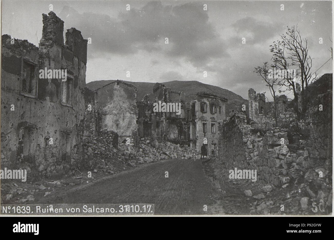 .   484 Ruinen von Salcano.31.10.17. (BildID 15607900) Stock Photo
