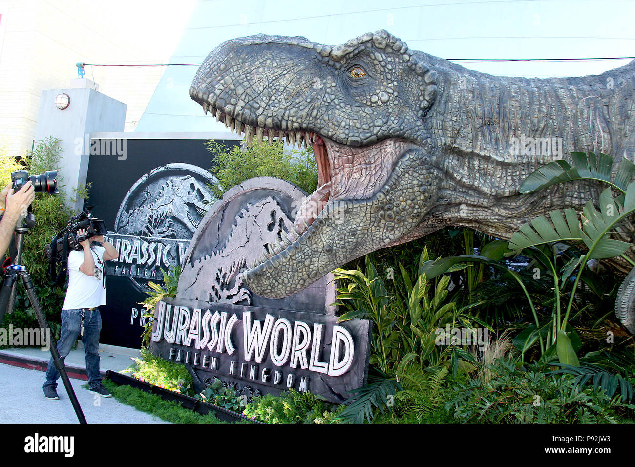 “Jurassic World: Fallen Kingdom” Premiere held at Walt Disney Concert Hall in Los Angeles, California.  Featuring: Atmosphere Where: Los Angeles, California, United States When: 13 Jun 2018 Credit: Adriana M. Barraza/WENN.com Stock Photo