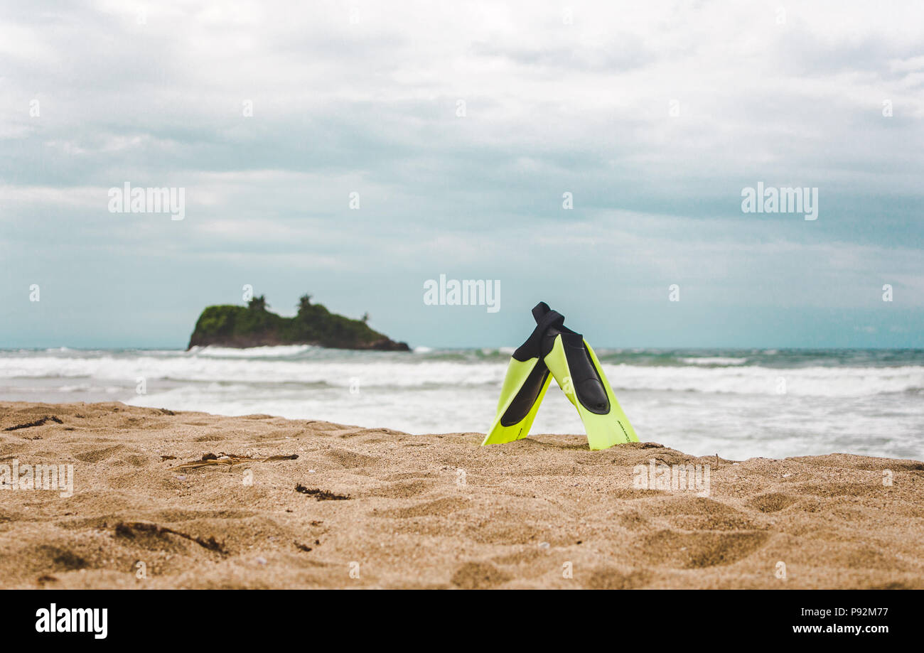 Costa Rica Caribbean Beaches Playa Cocles Getting Stamped