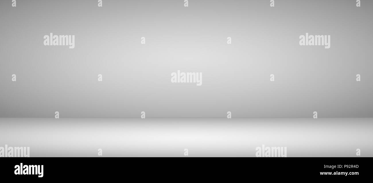 Grey and white gradient room background. Gradient abstract studio wall ...