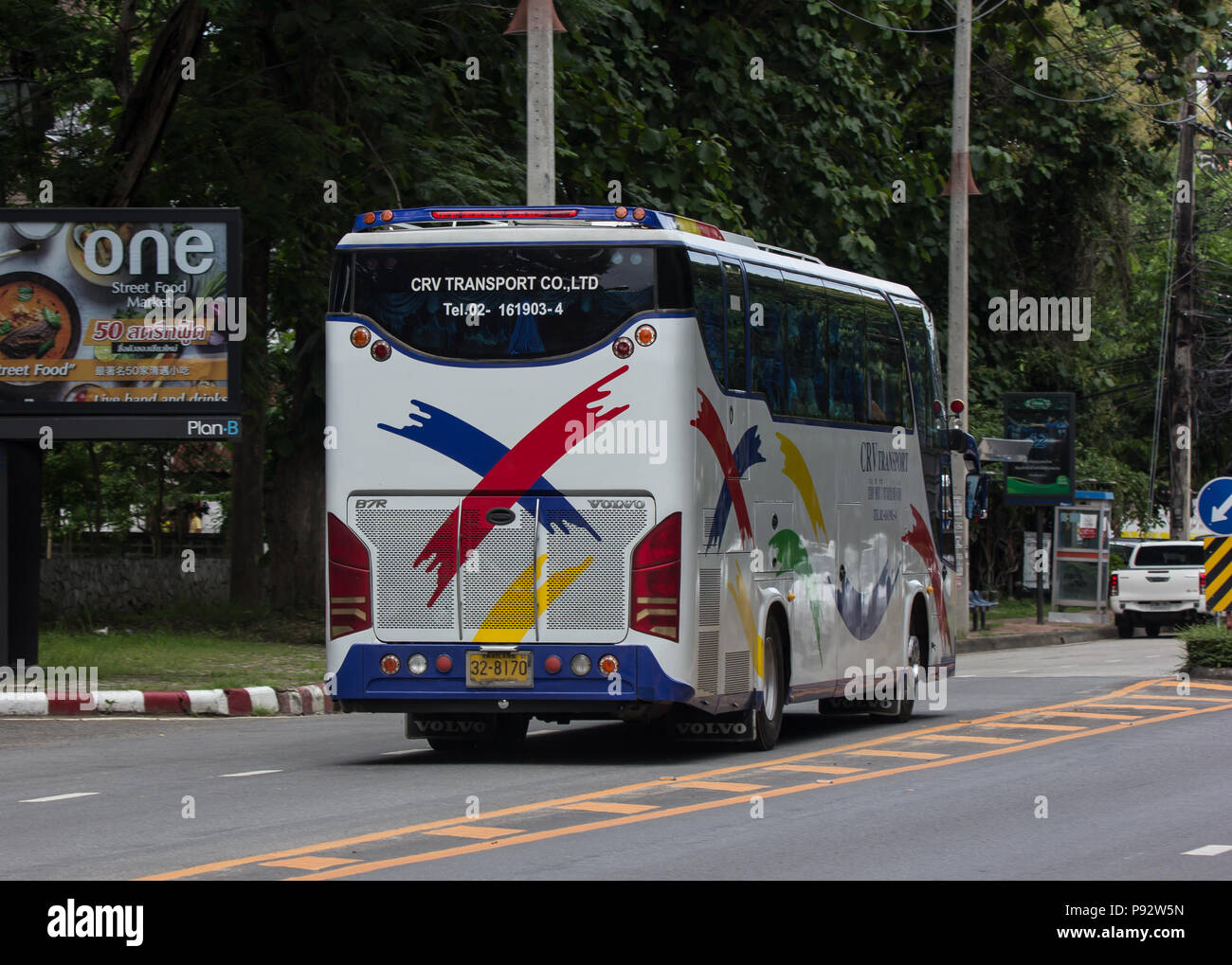Chiangmai, Thailand - July 10 2018: Travel Bus to Doi Sutep Temple ...