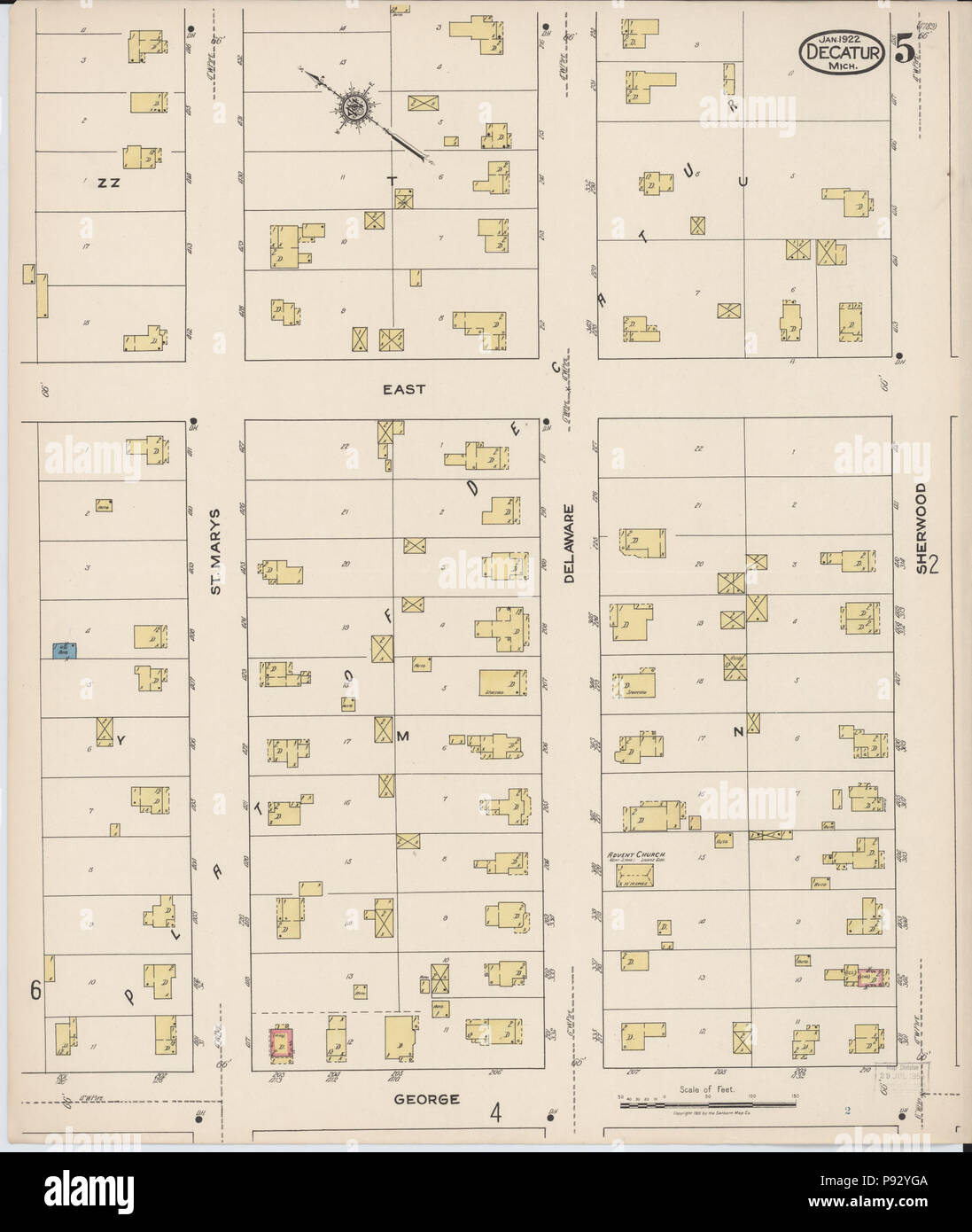 Map of decatur hires stock photography and images Alamy