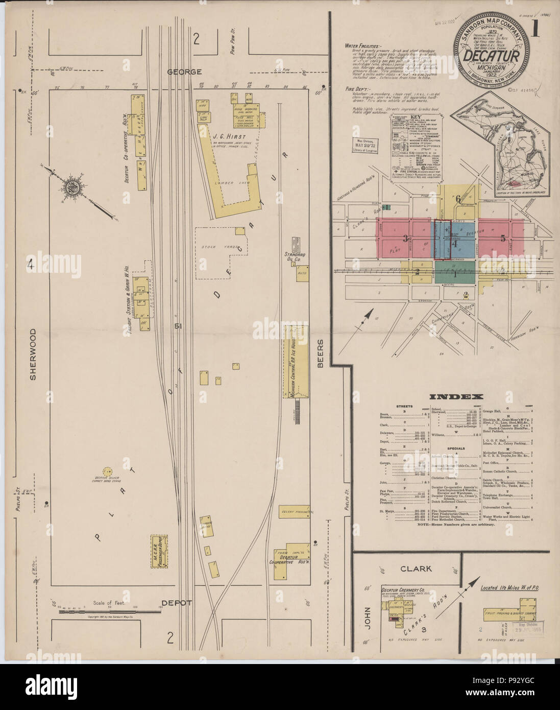 Map of decatur hires stock photography and images Alamy