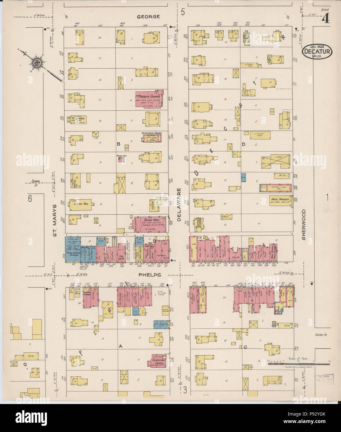 Map of decatur hires stock photography and images Alamy