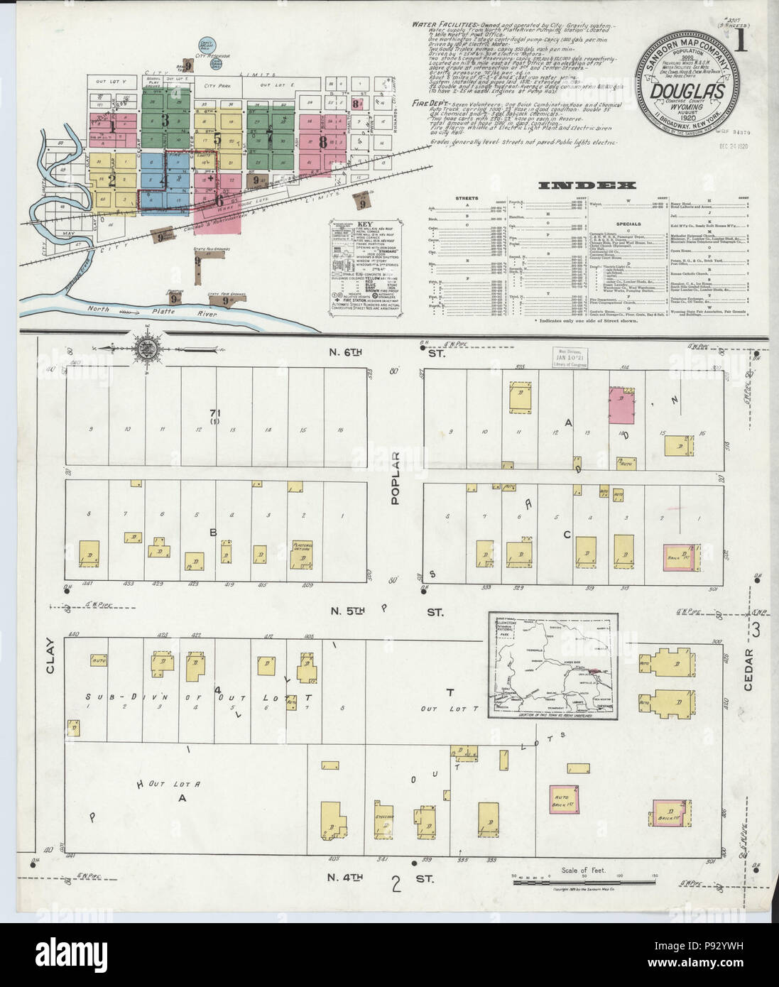 Wyoming Map, image size:1097x1390
