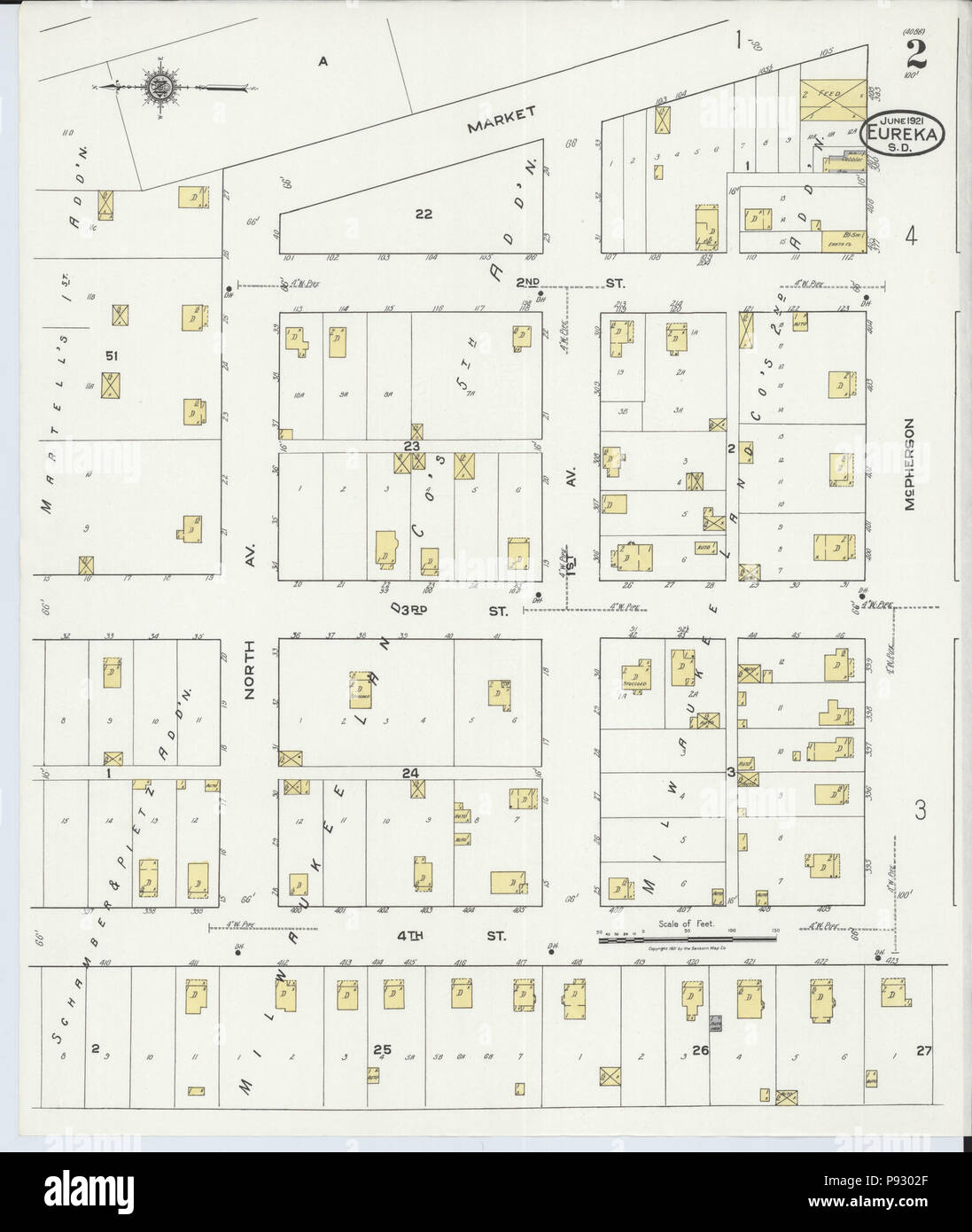 Map of eureka hires stock photography and images Alamy